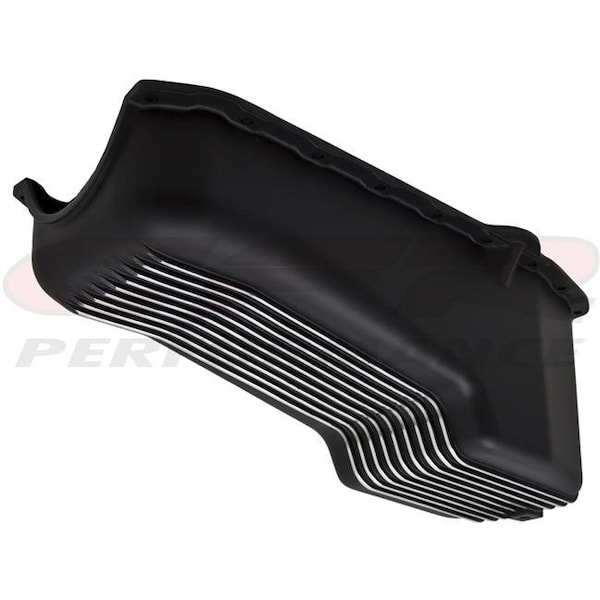 Cfr Performance CFR HZ-8442-PBK 1958-79 Chevy Small Block 262-267-283-305-327-350-400 Black Aluminum Stock Capacity HZ-8442-PBK - main